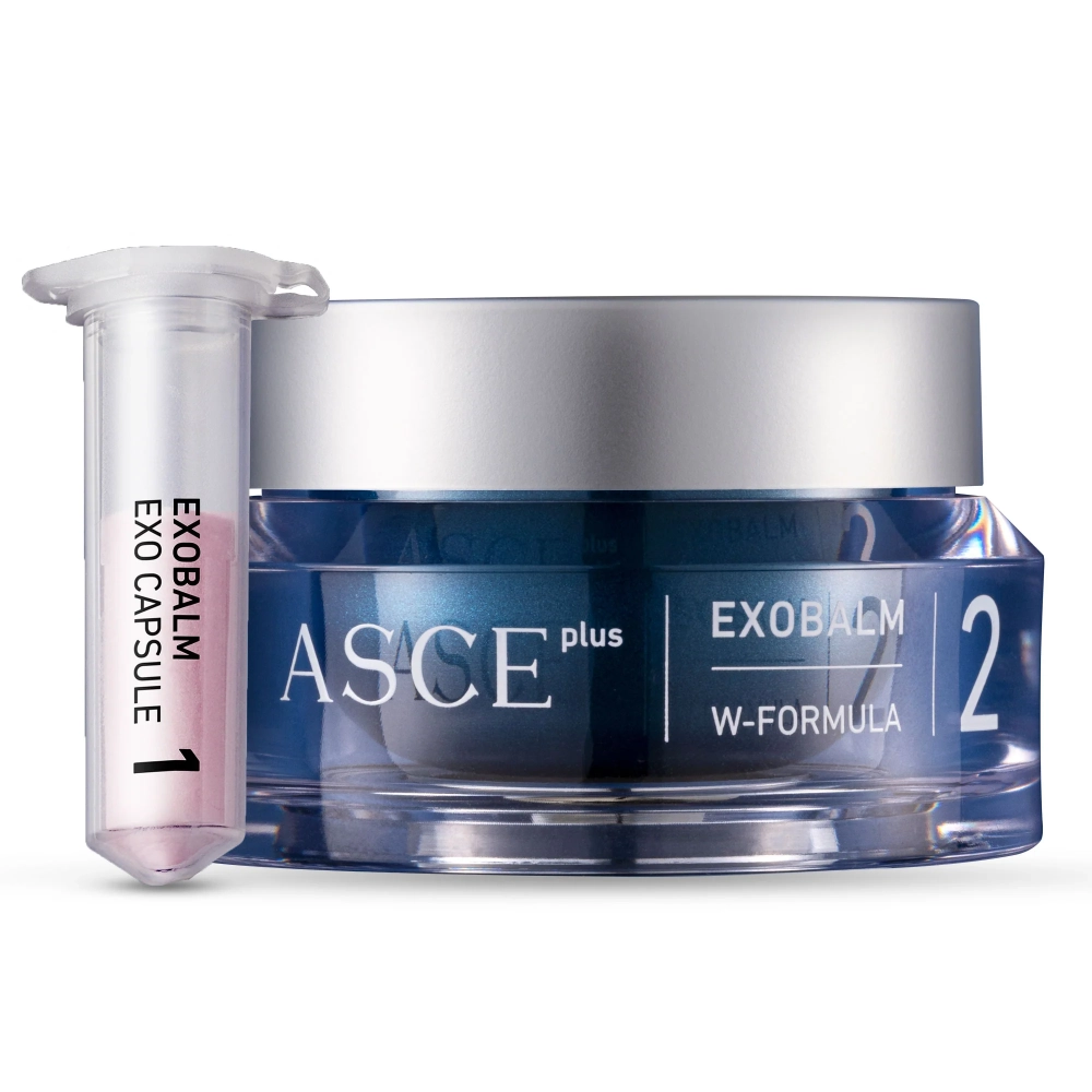ASCEplus EXOBALM-SR2 - корейски възстановяващ балсам с 2,5 милиарда екзозоми от Rosa Damascena за суха, чувствителна и зряла кожа, 20 ml.